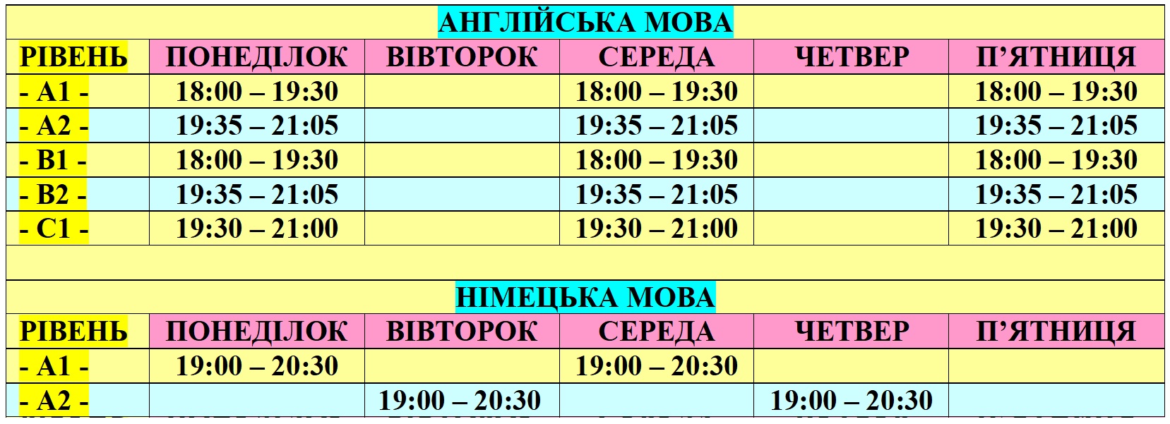 РозклАд2025